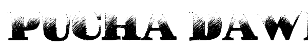 Pucha Dawn font preview